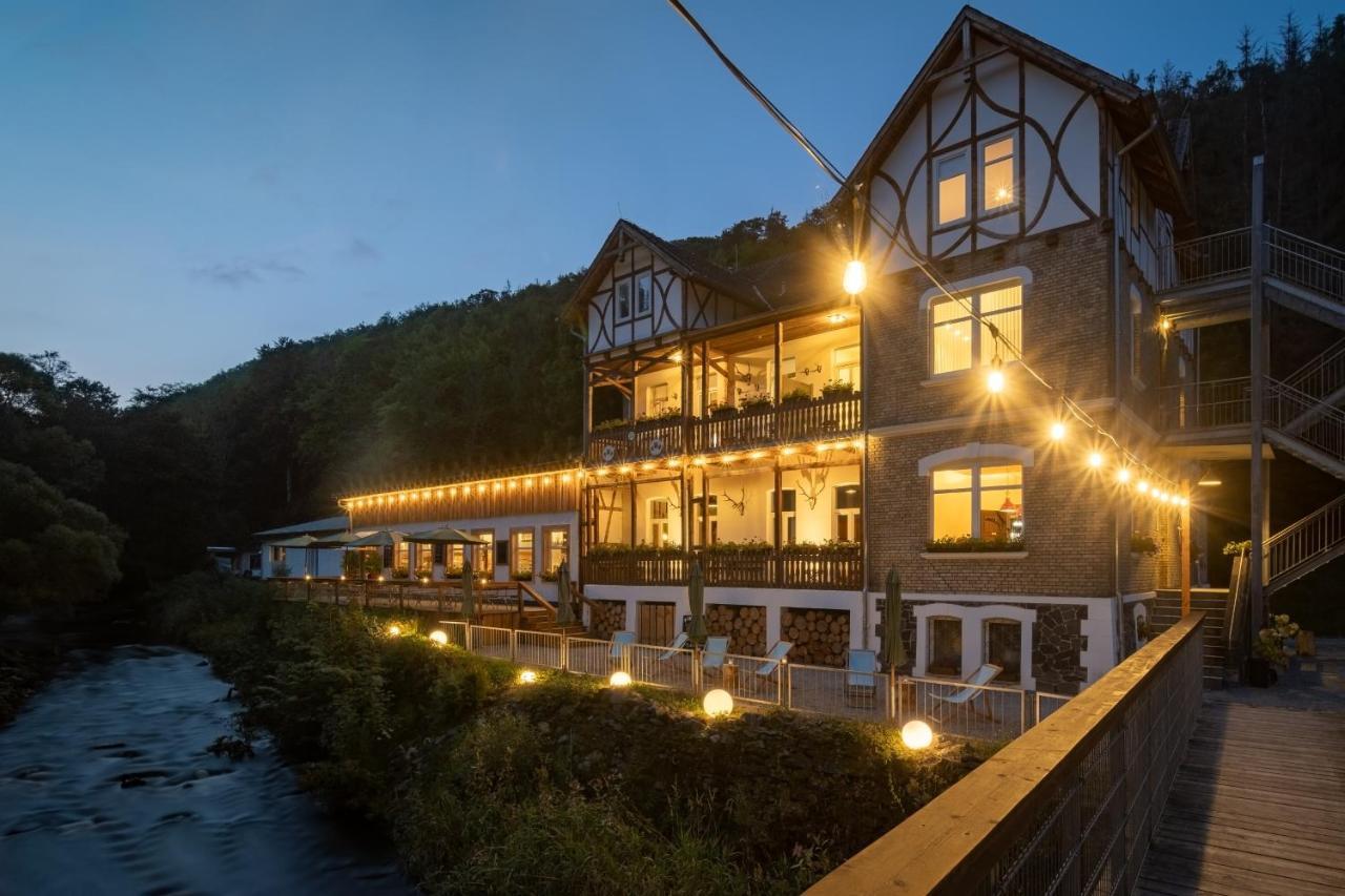 Bodetaler Basecamp Lodge - Bergsport- Und Naturerlebnishotel Rubeland Ngoại thất bức ảnh